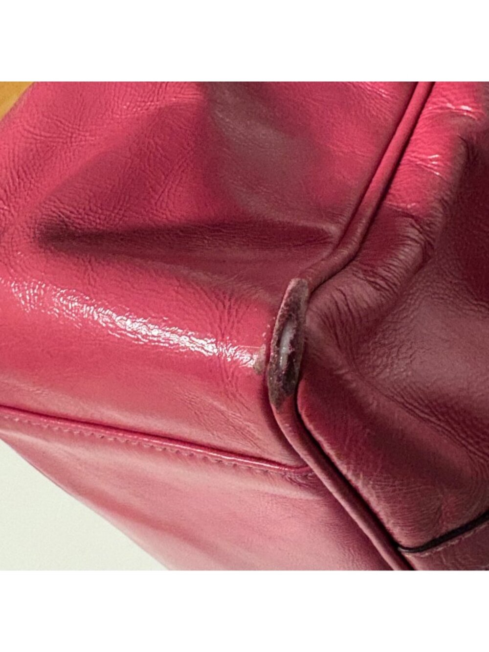 Coach Gallery Tote Pink Patent Leather Shoulder Purse F12869 Large Handbag - Picture 12 of 15
